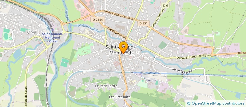 localisation de l'entreprise MARLYSE  SAINT-AMAND-MONTROND