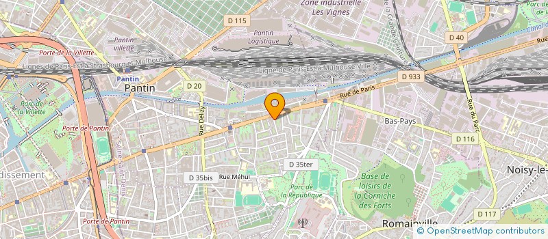 localisation de l'entreprise MARMA  PANTIN