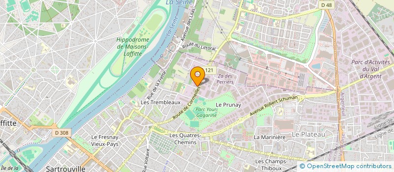 localisation de l'entreprise MARMA  SARTROUVILLE