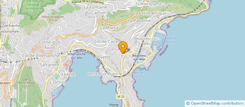 localisation de l'entreprise MARMAC PROPERTIES à BEAULIEU-SUR-MER