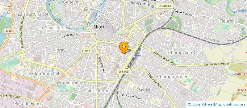 localisation de l'entreprise MARMACA à NIORT