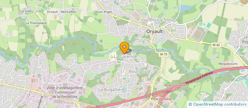 localisation de l'entreprise MARMAE  ORVAULT