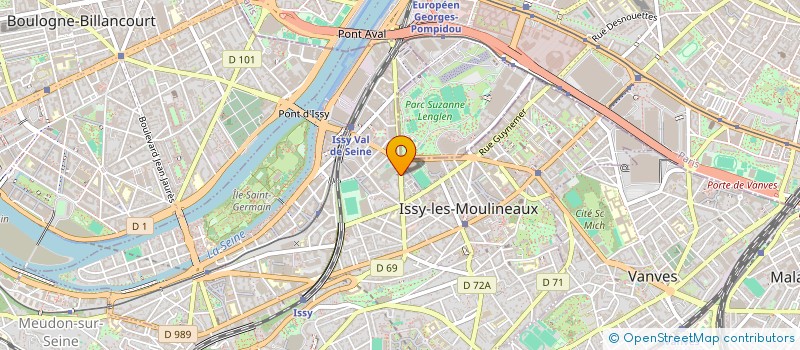localisation de l'entreprise MARMAGEST à ISSY-LES-MOULINEAUX