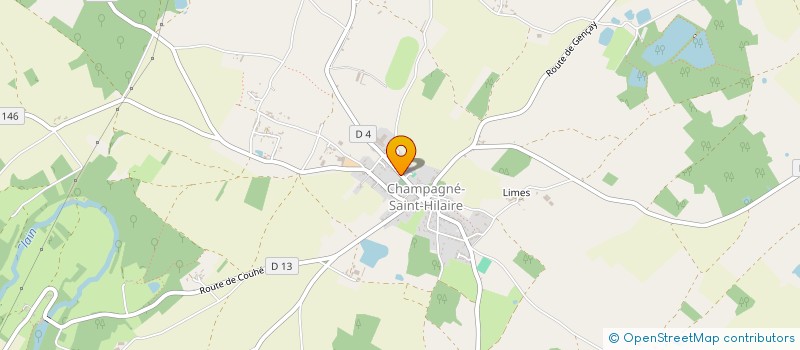 localisation de l'entreprise MARMAGRET  CHAMPAGNE-SAINT-HILAIRE