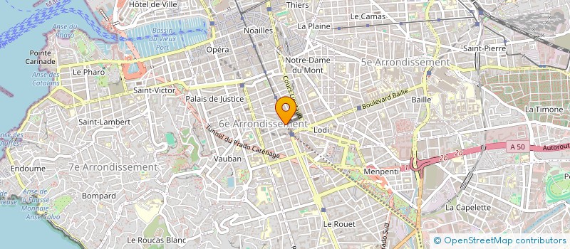 localisation de l'entreprise MARMAI COUTURE à MARSEILLE