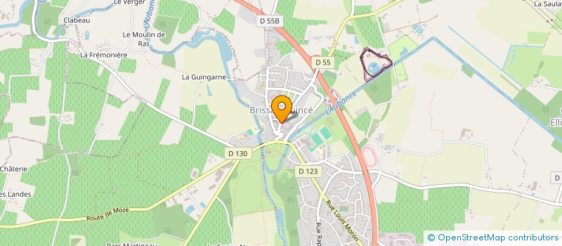 localisation de l'entreprise MARMAILLE à BRISSAC LOIRE AUBANCE
