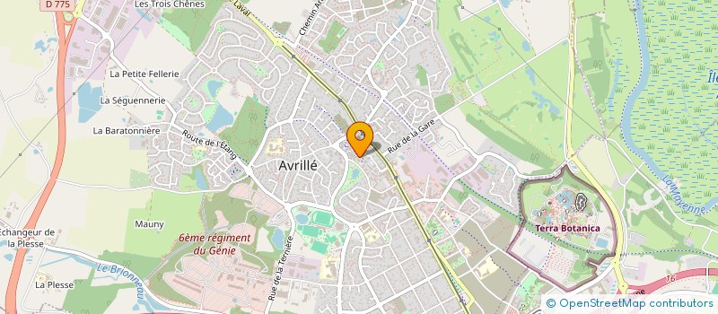 localisation de l'entreprise MARMAILLE & SENS à AVRILLE