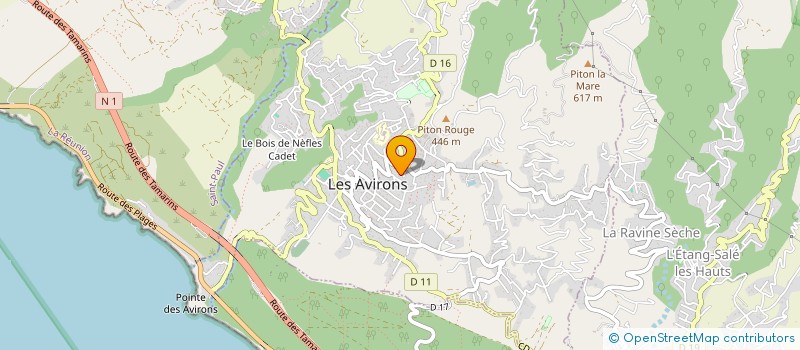 localisation de l'entreprise MARMAILLES METISSES à LES AVIRONS