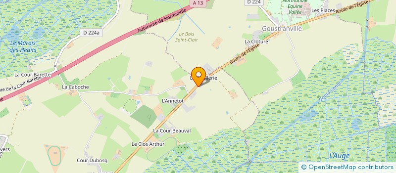 localisation de l'entreprise MARMAJU  BASSENEVILLE