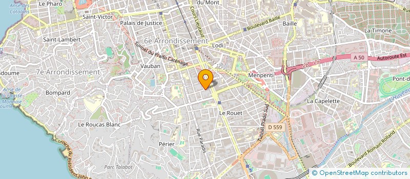 localisation de l'entreprise MARMALA à MARSEILLE