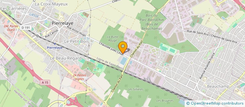 localisation de l'entreprise MARMANDE  PIERRELAYE