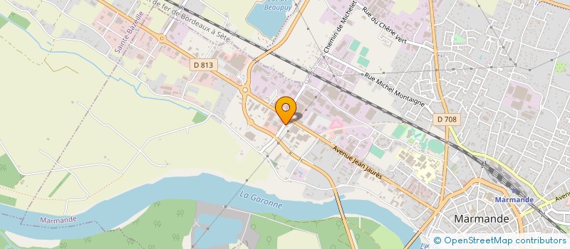 localisation de l'entreprise MARMANDE LITERIE 47 à MARMANDE