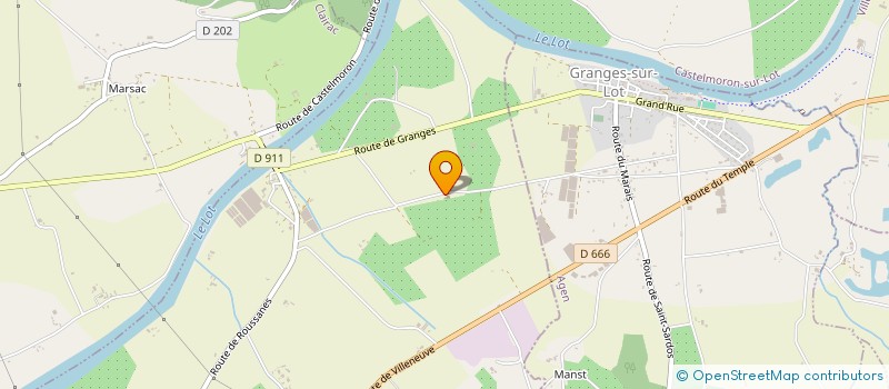 localisation de l'entreprise MARMANDISE à CLAIRAC