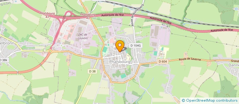 localisation de l'entreprise MARMARA  PHALSBOURG