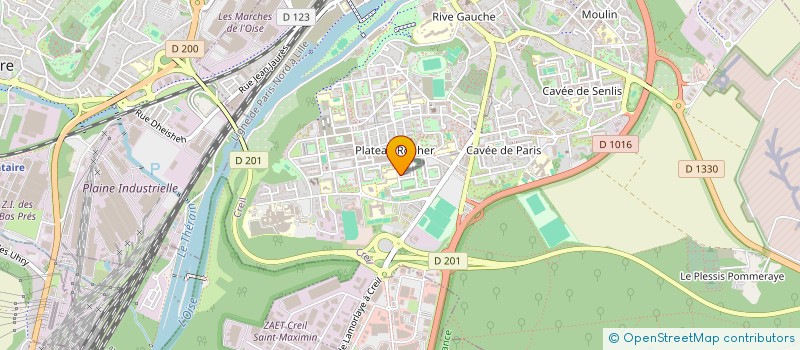 localisation de l'entreprise MARMARA à CREIL