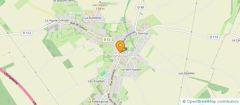 localisation de l'entreprise MARMARA  VIGNACOURT