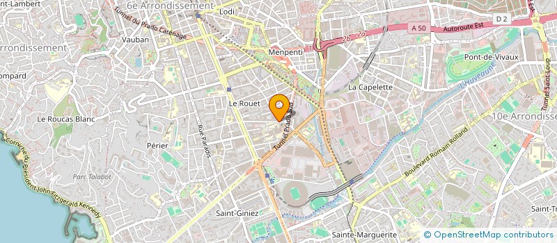 localisation de l'entreprise MARMARO à MARSEILLE