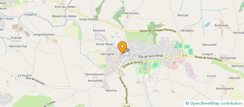 localisation de l'entreprise MARMAT à PLOUARZEL