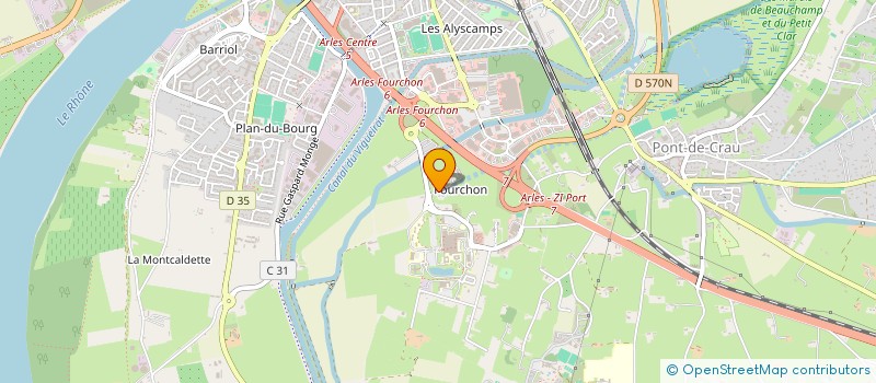 localisation de l'entreprise MARMATAM à ARLES