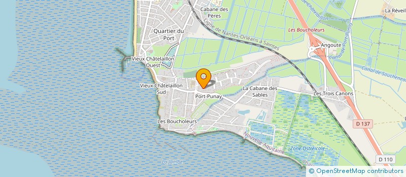 localisation de l'entreprise MARMAX à CHATELAILLON-PLAGE