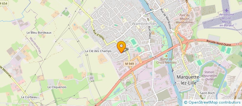 localisation de l'entreprise MARMAX  WAMBRECHIES