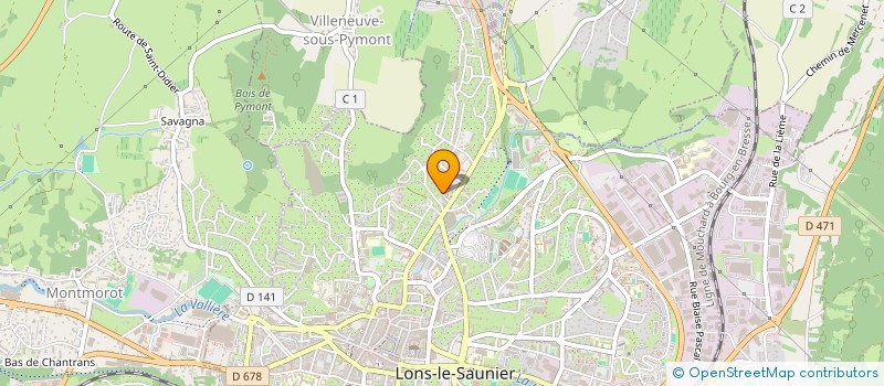 localisation de l'entreprise MARMAX  LONS-LE-SAUNIER