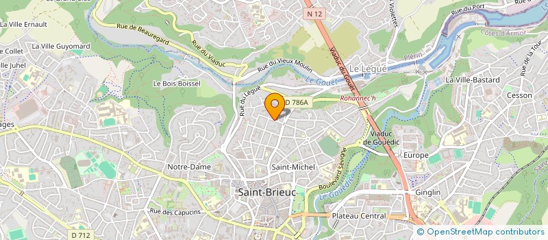 localisation de l'entreprise MARMAX à SAINT-BRIEUC