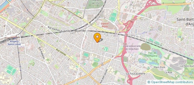 localisation de l'entreprise MARMED à ANGERS