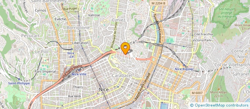 localisation de l'entreprise MARMEL à NICE