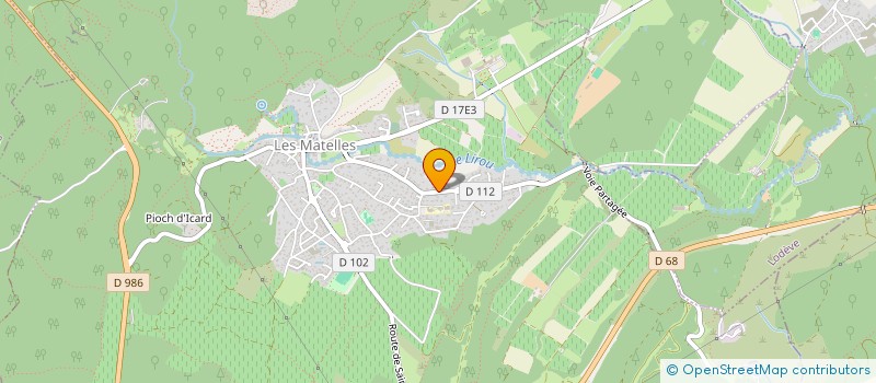 localisation de l'entreprise MARMEL  LES MATELLES