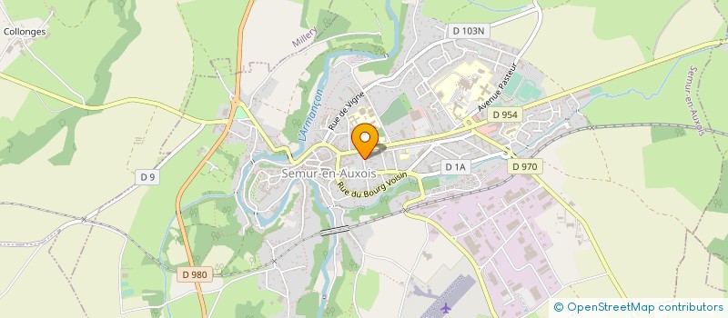 localisation de l'entreprise MARMELURE ET CONFITADE à SEMUR-EN-AUXOIS