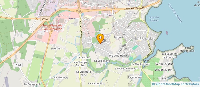 localisation de l'entreprise MARMENT  LA RICHARDAIS