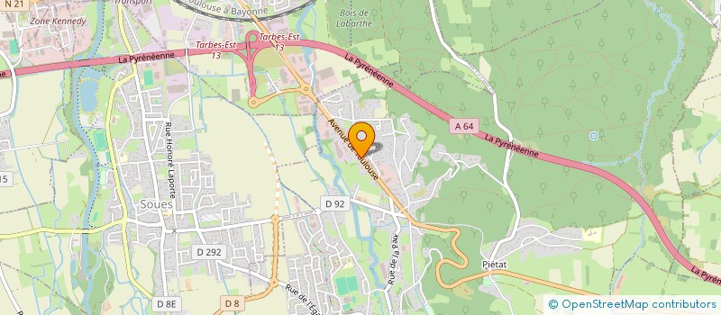 localisation de l'entreprise MARMER INVESTISSEMENT  BARBAZAN-DEBAT