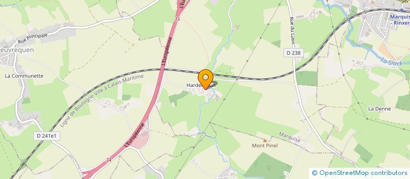 localisation de l'entreprise MARMICK  MARQUISE