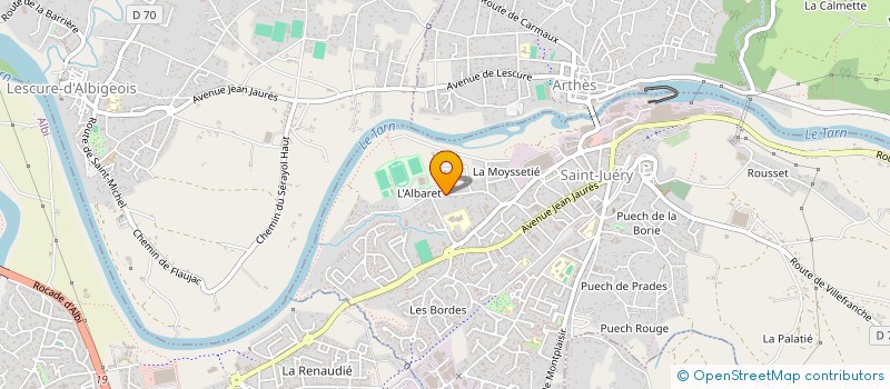 localisation de l'entreprise MARMIKE  SAINT-JUERY