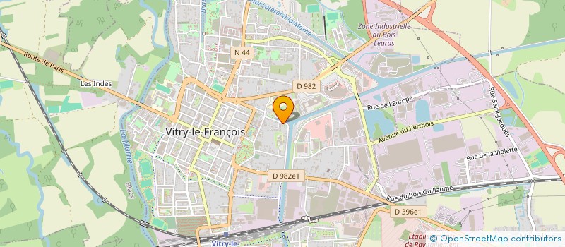 localisation de l'entreprise MARMILE  VITRY-LE-FRANCOIS