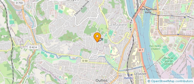 localisation de l'entreprise MARMILLON  SAINTE-FOY-LES-LYON