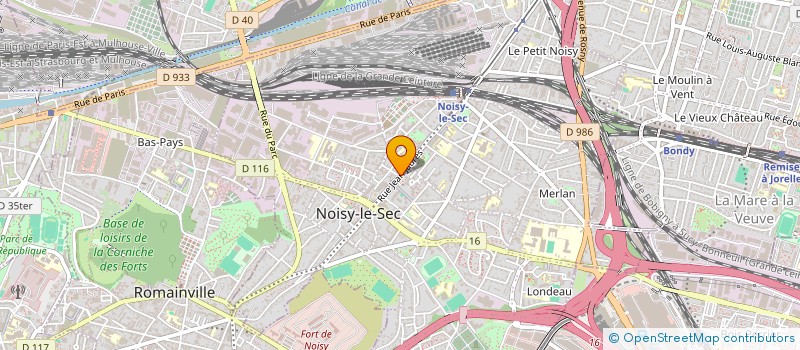 localisation de l'entreprise MARMINE à NOISY-LE-SEC