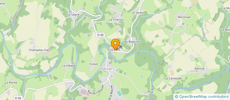 localisation de l'entreprise MARMION  CHENIERS