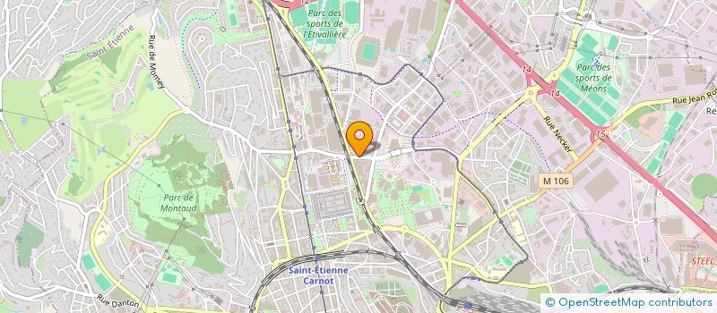 localisation de l'entreprise MARMITE ET PETRIN TECHNOPOLE  SAINT-ETIENNE