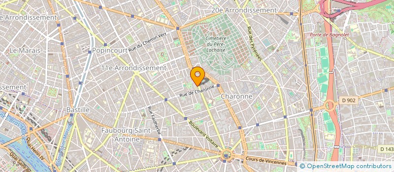 localisation de l'entreprise MARMITES VOLANTES CANTINE JEAN JAURES à PARIS