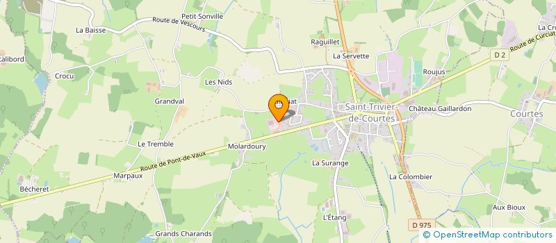 localisation de l'entreprise MARMO à SAINT-TRIVIER-DE-COURTES