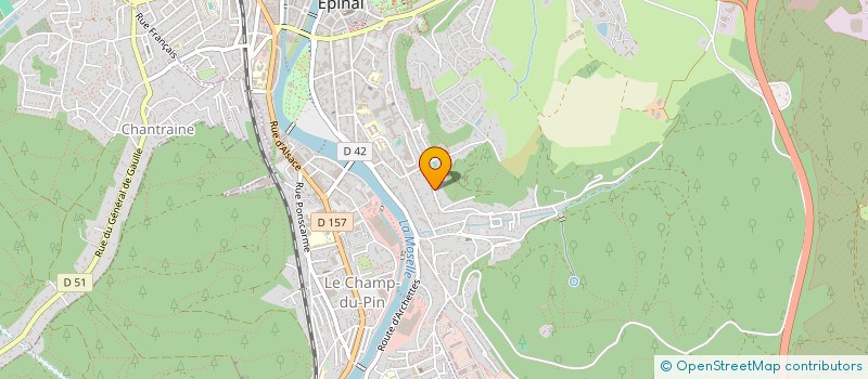 localisation de l'entreprise MARMO à EPINAL