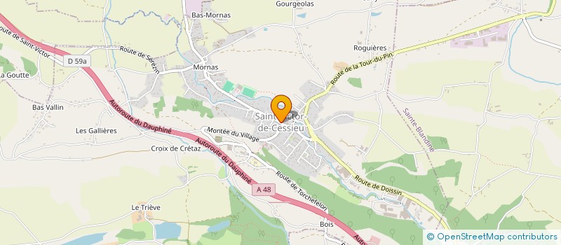 localisation de l'entreprise MARMONIER BRUNO  TORCHEFELON