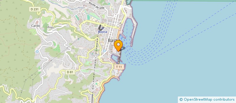localisation de l'entreprise MARMONT à BASTIA