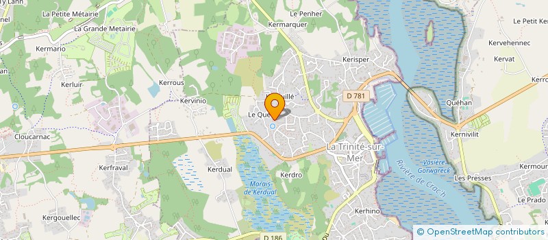 localisation de l'entreprise MARMONTEL  LA TRINITE-SUR-MER