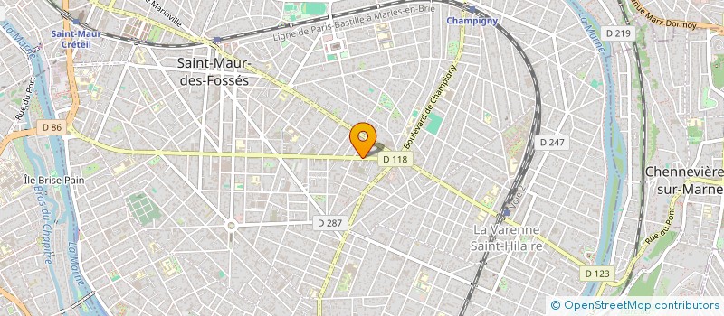 localisation de l'entreprise MARMOR SCI à SAINT-MAUR-DES-FOSSES