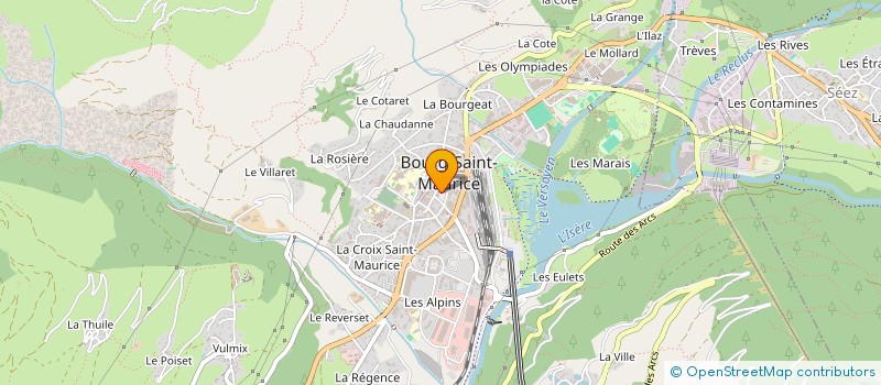 localisation de l'entreprise MARMORINO à BOURG-SAINT-MAURICE