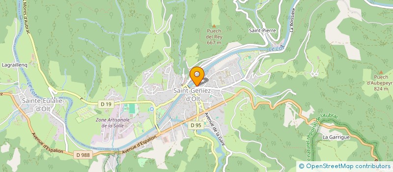 localisation de l'entreprise MARMOT'IMMO  SAINT GENIEZ D'OLT ET D'AUBRAC