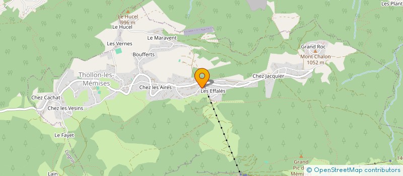 localisation de l'entreprise MARMOT'IMMO  THOLLON-LES-MEMISES